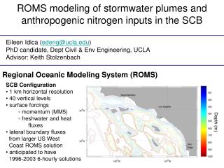 ROMS modeling of stormwater plumes and anthropogenic nitrogen inputs in the SCB