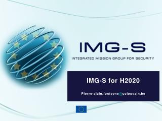 IMG-S for H2020 Pierre-alain.fonteyne @ uclouvain.be