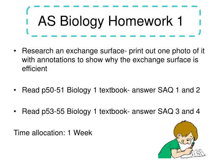as biology homework 1