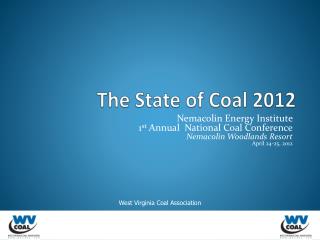 The State of Coal 2012