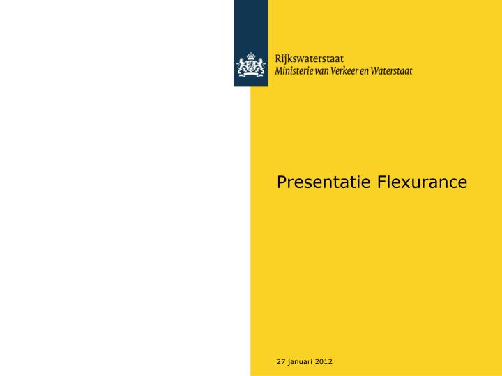 presentatie flexurance