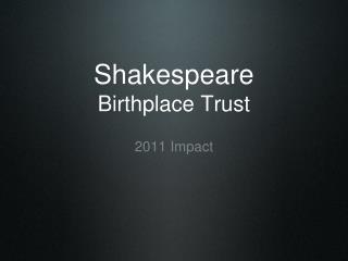 Shakespeare Birthplace Trust