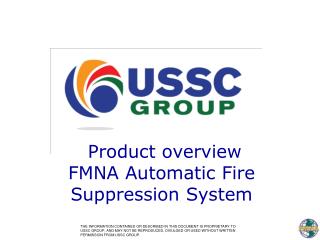 Product overview FMNA Automatic Fire Suppression System