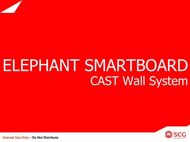 elephant smartboard cast wall system