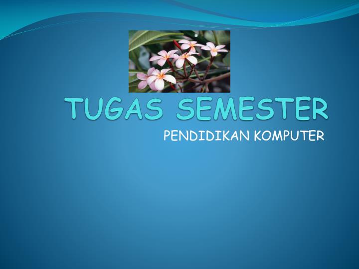 tugas semester