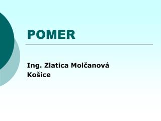 pomer