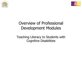 Overview of Professional Development Modules