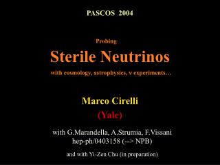 Sterile Neutrinos