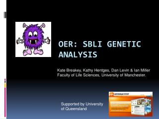 OER: SBLi Genetic Analysis