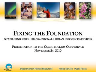 Fixing the Foundation Stabilizing Core Transactional Human Resource Services