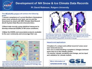 Development of NH Snow &amp; Ice Climate Data Records