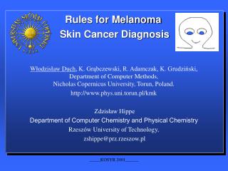 Rules for Melanoma Skin Cancer Diagnosis