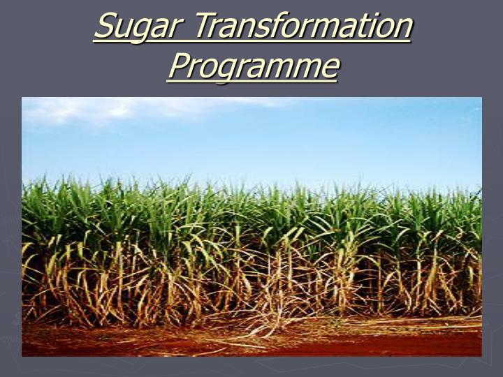 sugar transformation programme