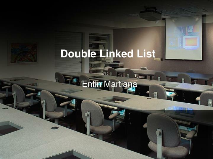 double linked list