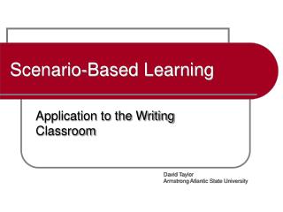 Scenario-Based Learning