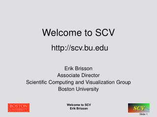 Welcome to SCV scv.bu