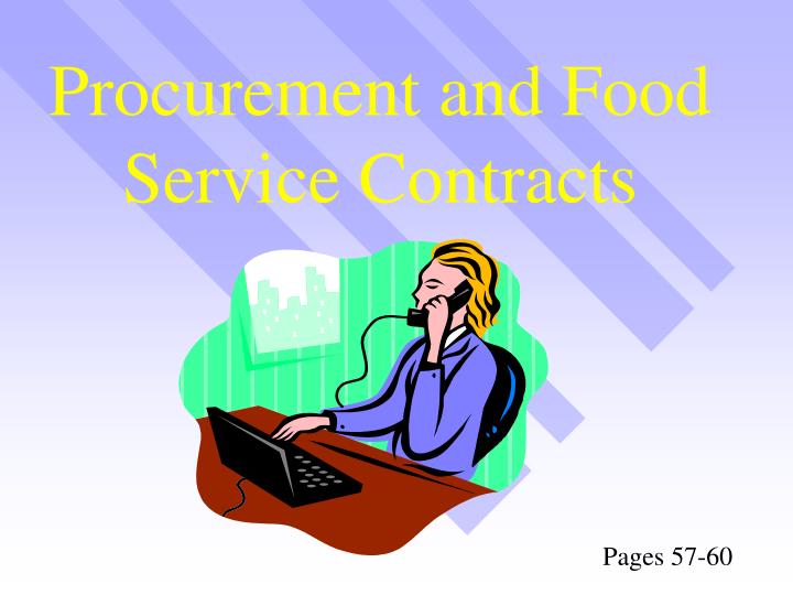 procurement and food service contracts