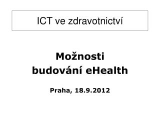 ict ve zdravotnictv