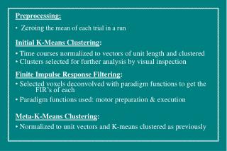 Initial K-Means Clustering :