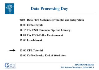 Data Processing Day