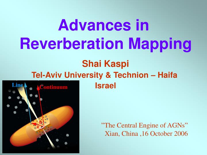 advances in reverberation mapping