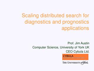 Scaling distributed search for diagnostics and prognostics applications