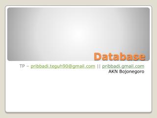 database