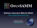Software Assurance Maturity Model opensamm - slide 1