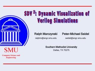 SDV : Dynamic Visualization of Verilog Simulations