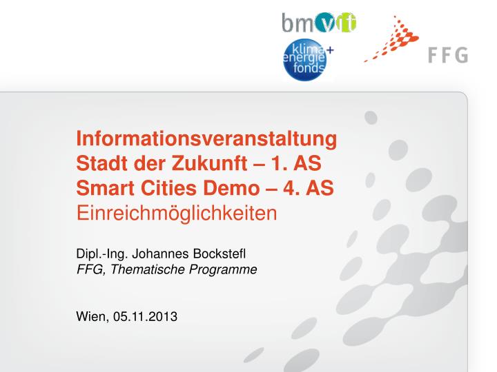 informationsveranstaltung stadt der zukunft 1 as smart cities demo 4 as einreichm glichkeiten