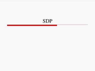 SDP