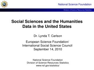 Social Sciences and the Humanities Data in the United States