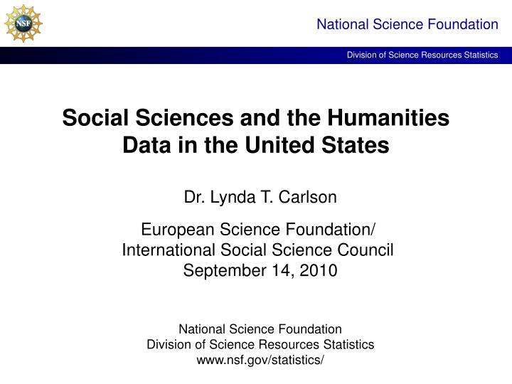 social sciences and the humanities data in the united states