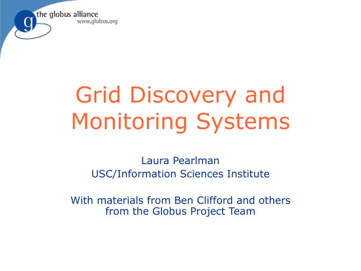 grid discovery and monitoring systems