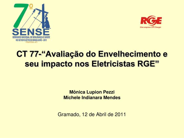 ct 77 avalia o do envelhecimento e seu impacto nos eletricistas rge