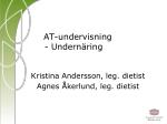AT-undervisning - Undernäring - slide 1