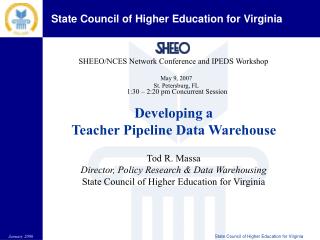 SHEEO/NCES Network Conference and IPEDS Workshop