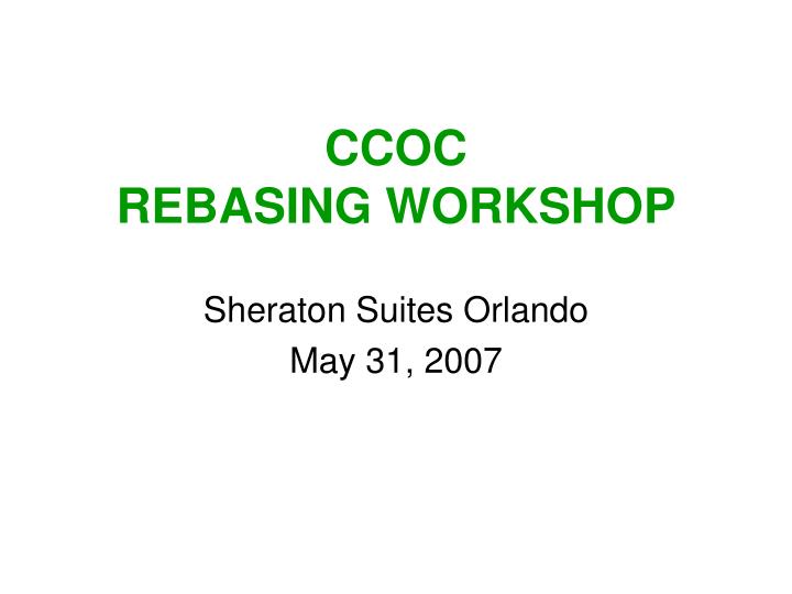 ccoc rebasing workshop