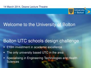 14 March 2014, Deane Lecture Theatre