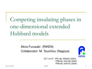 Competing insulating phases in one-dimensional extended Hubbard models