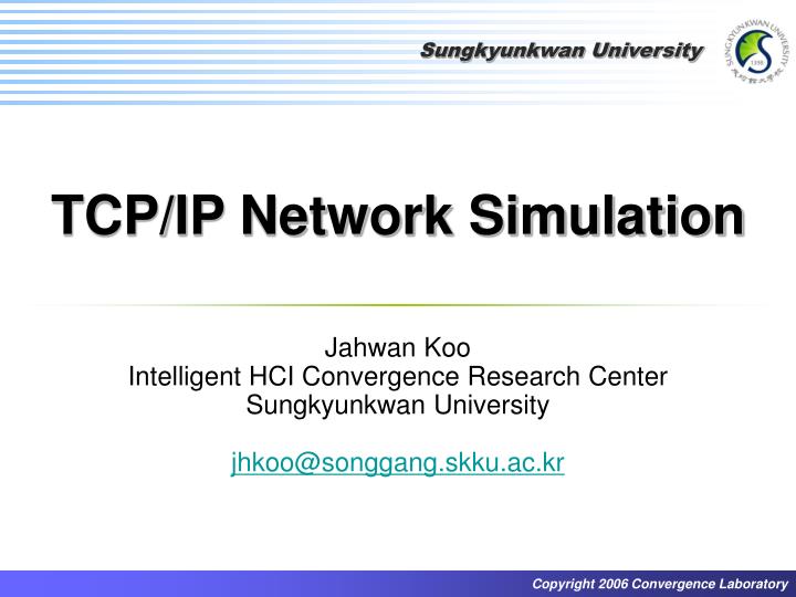 tcp ip network simulation