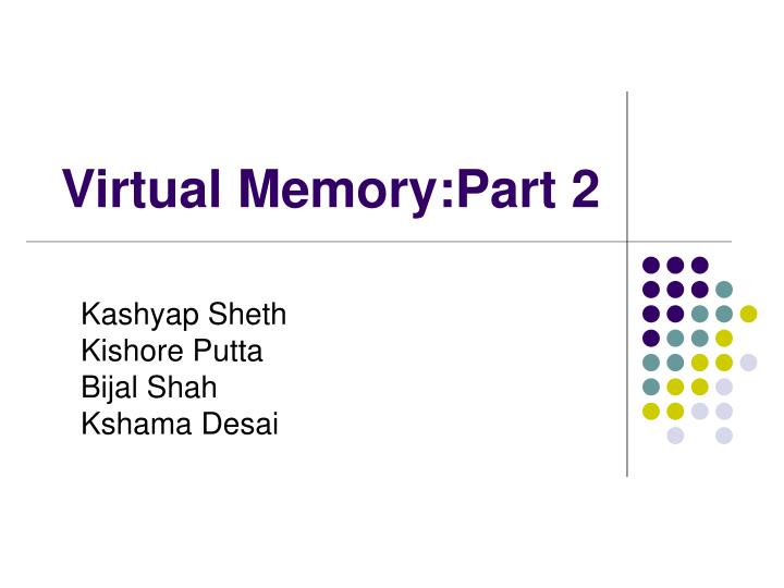 virtual memory part 2