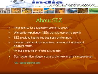 About SEZ