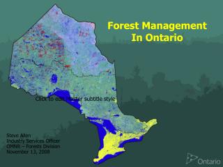 Forest Management In Ontario