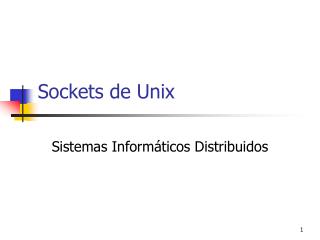 sockets de unix
