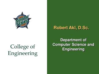 Robert Akl, D.Sc.