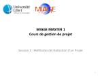 MIAGE MASTER 1 Cours de gestion de projet - slide 1