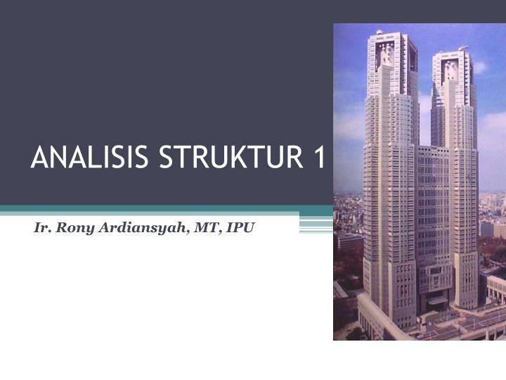 analisis struktur 1