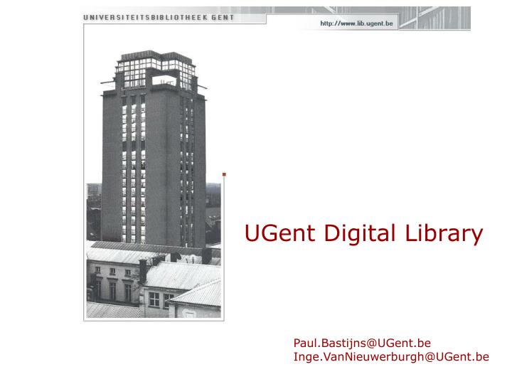 ugent digital library