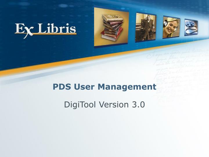 pds user management